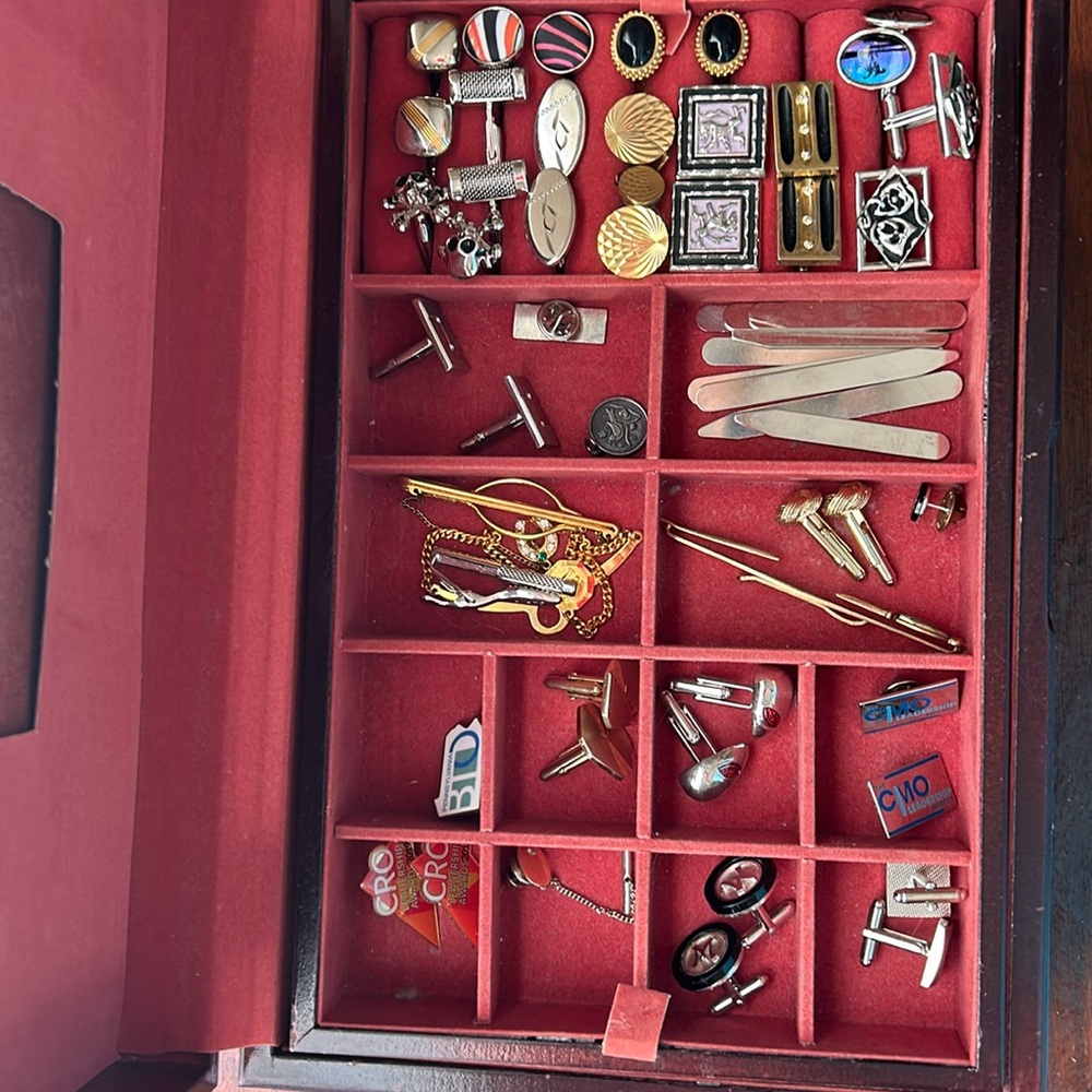 Tie tacks and cuff links random assortment